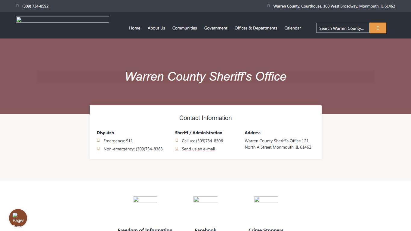 Warren County Sheriff's Office - Warren County IL